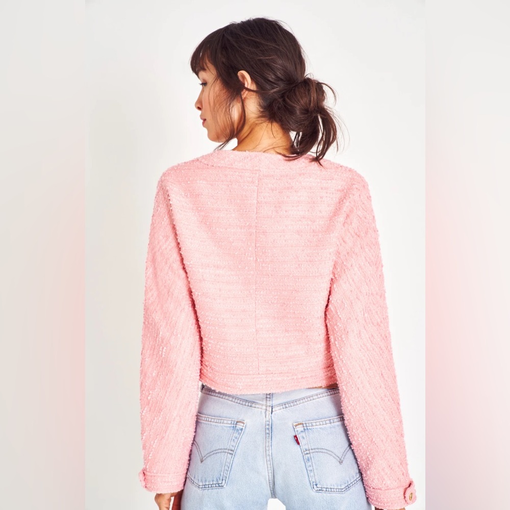 LoveShackFancy Keiran Jacket, Peony, Small - Picture 12 of 12